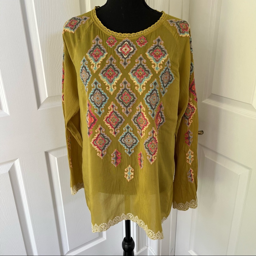 Johnny Was Embroidered Tunic